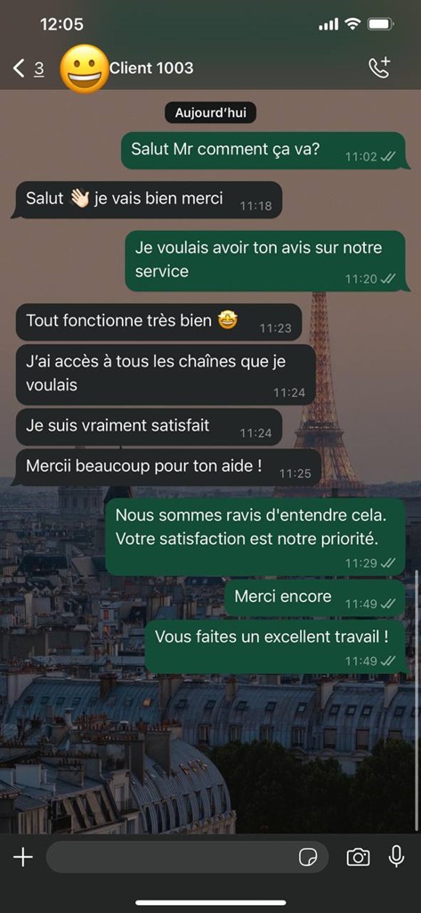 Euro IPTV avis client France – Abonnement IPTV HD 4K stable